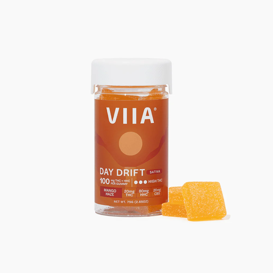 VIIA | Gummies | Day Drift | THC + HHC + CBD | Sativa |100mg